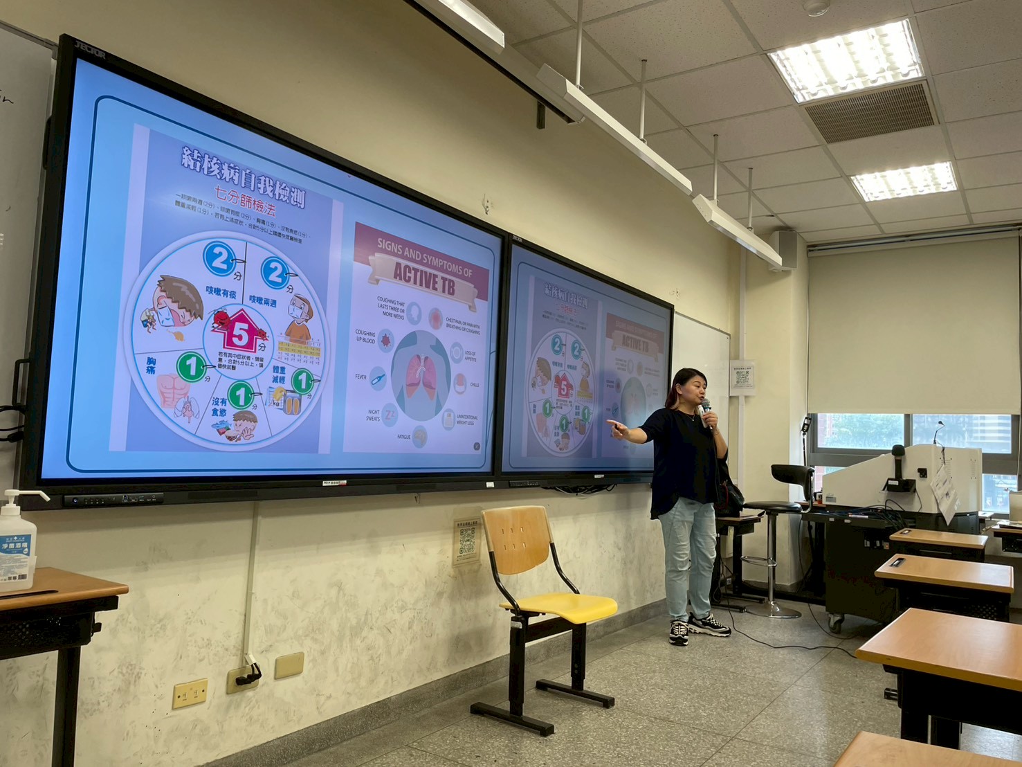 呼吸道傳染病 (如流感、COVID-19、肺結核)： 預防方式：佩戴口罩、落實呼吸道衛生與咳嗽禮節（咳嗽時遮掩口鼻）、保持室內通風。